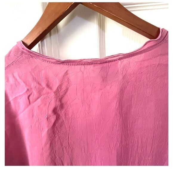 Johnny Was Collection pink rayon embroidered blouse - Picture 11 of 12